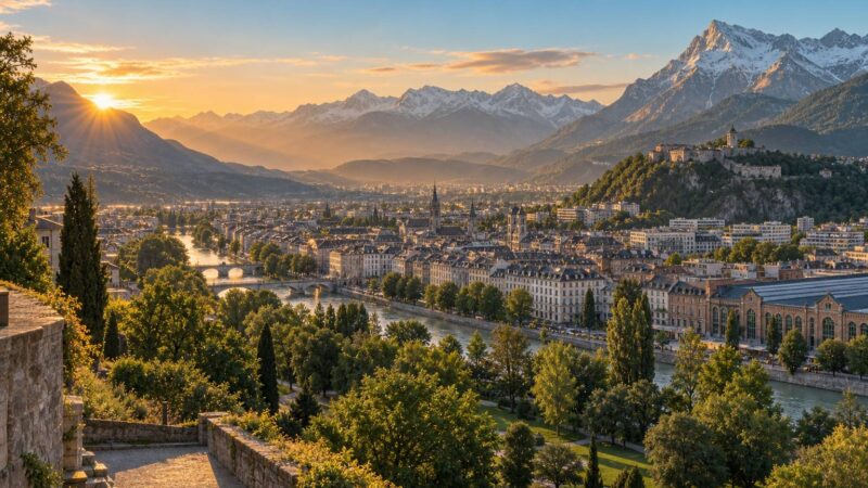Grenoble, joyau urbain niché au cœur des Alpes