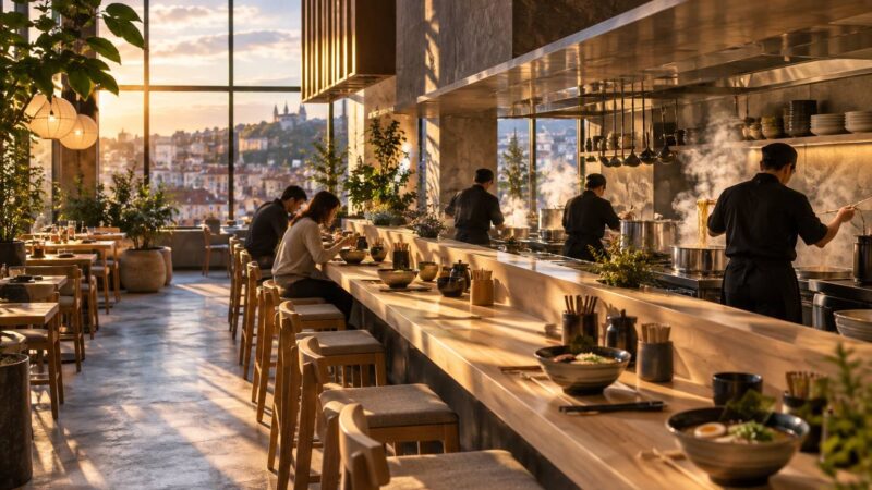 Lyon 1er : Fufu Ramen, le bar à nouilles où la cuisine japonaise se fait spectacle