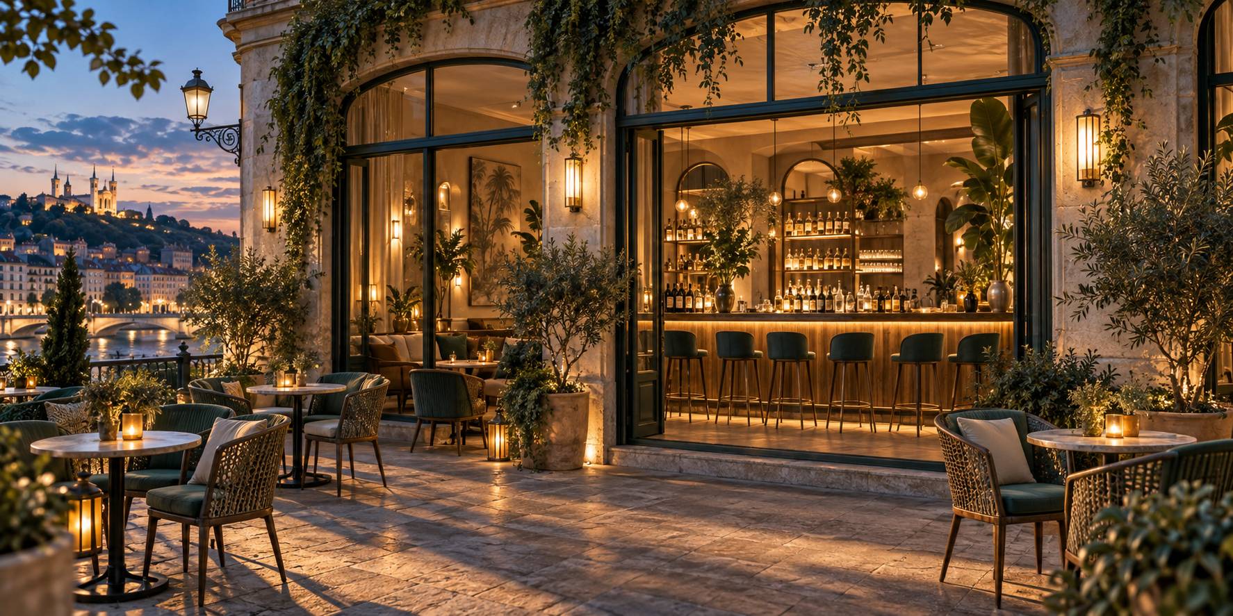 Illustration éditoriale du sujet : Lyon 1er : Soda Bar, la résurrection emblématique du rendez-vous cocktail lyonnais